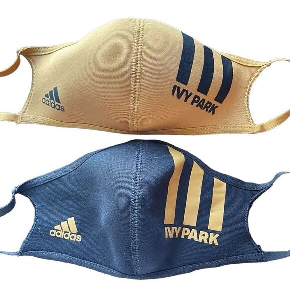 ADIDAS IVY PARK | gold & black face masks - Picture 1 of 5
